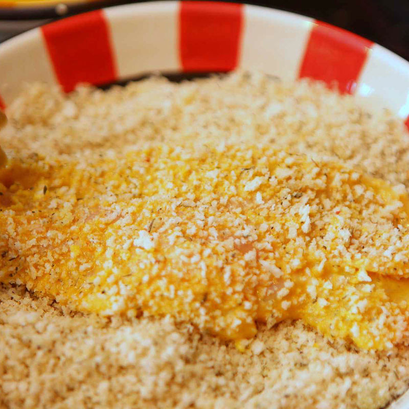 HACCP-zertifizierte gelbe Panko-Semmelbrösel mit 10 % Feuchtigkeitsgehalt für frittierte Speisen – gentechnikfreie japanische Art