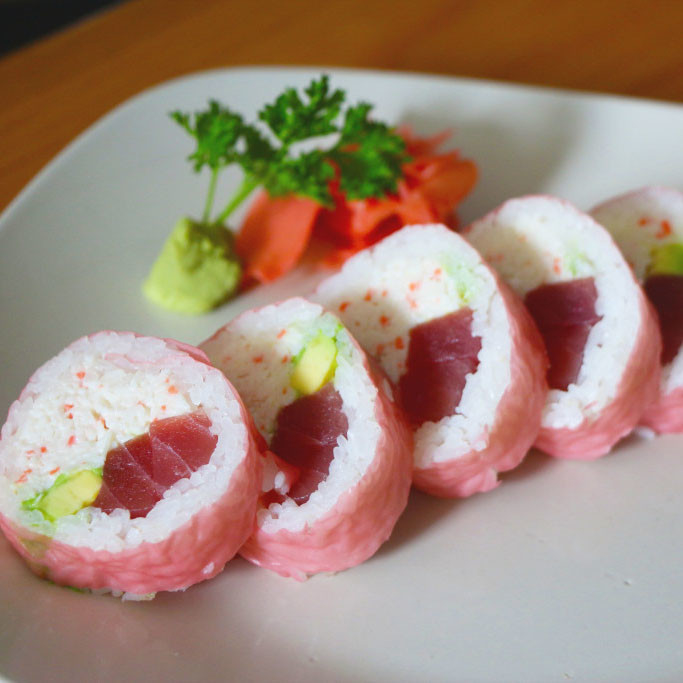Farbenfrohe Sushi-Mamenori-Blätter 20 Stück/Tasche*10/Karton Perfekt für die Herstellung von Sushi Rollen