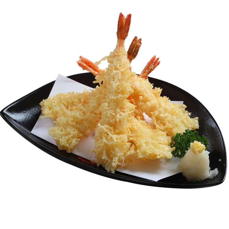 Weißes Tempura-Pulver Garnelen Tempura-Tasche mit 18 Monaten Haltbarkeit Glatte Textur Lager kühl trocknen.