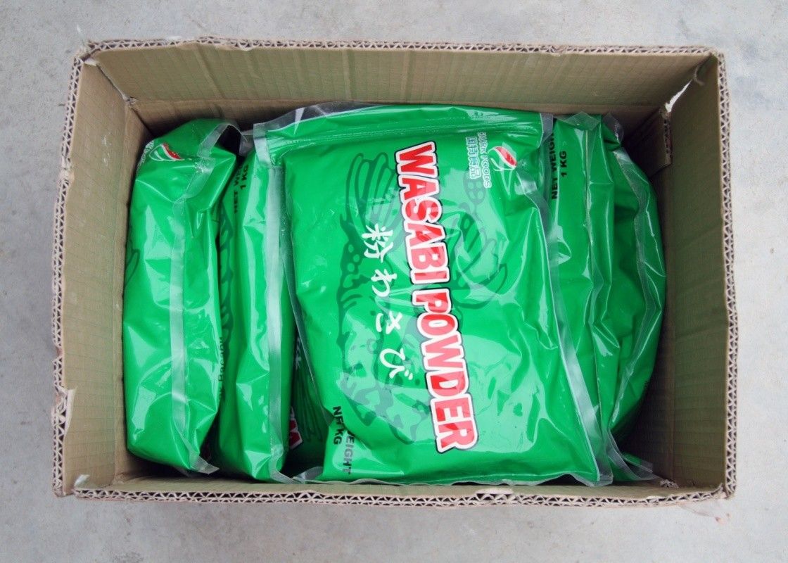 Janpanese-Art reiner Wasabi-Pulver-Grad A B C für Meeresfrüchte-Karton-Verpackung