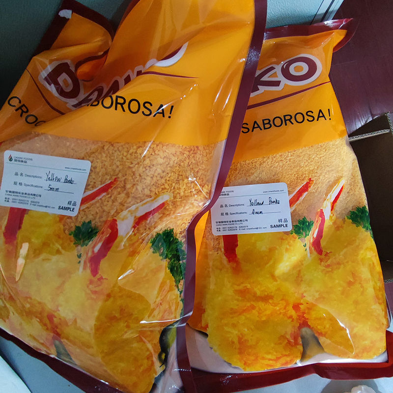 Profihersteller Großhandel Panko Japanische Art Gelbfarbene Brotkrümel