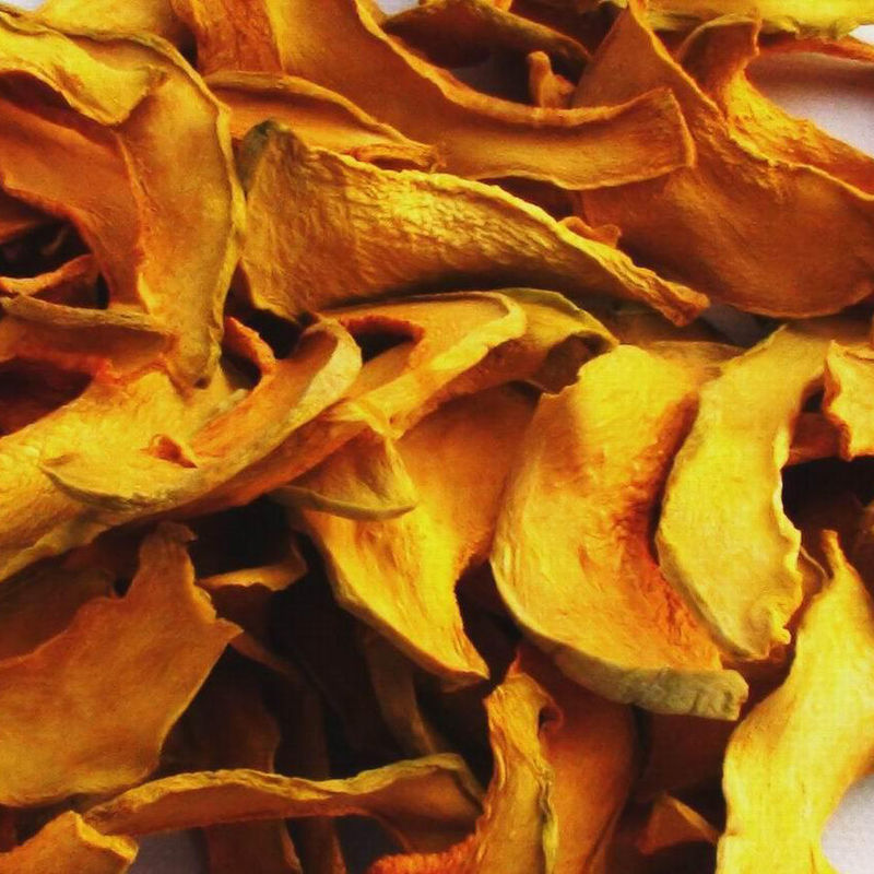 Dehydriertes Gemüse Großhandel Orange Rot Kürbisschoten mit maximal 8% Feuchtigkeit und ohne fremde Gerüche oder Aromen zur Ausfuhr