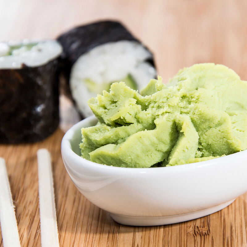 Wasabi-Pulvermischung, Paste, die leicht zubereitet werden kann, eignet sich hervorragend für das Kochen zu Hause, in Restaurants und für Fertiggerichte