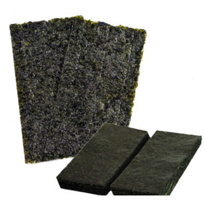 Hälfte schnitt gebratene Sushi Nori Seaweed Sheets Dark Green