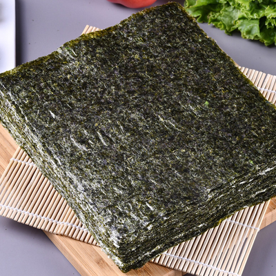 Weit - verfügbare vakuumversiegelte Sushi Nori Sheets Dark Green Color
