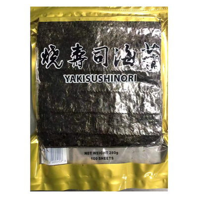 Vakuumversiegelte Verpackung Geröstete Meeresalgen Nori 24 Monate Haltbarkeit