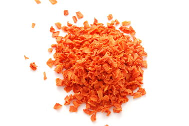 Orange Farbtrockengemüse bricht 5x5mm/entwässerte Gemüseflocken ab