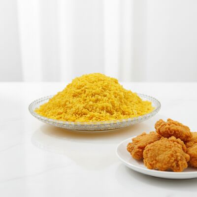 Japanische Panko-Brotkrümel 2-12 mm Granulat mit 24 Monaten Haltbarkeit in gelben, weißen und orangefarbenen Farben