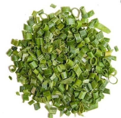 Heißes luftgetrocknetes Gemüse entwässerte Schnittlauch-grüne Farbnaturkost-Grad