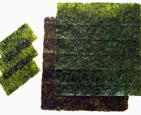 50 Feuchtigkeit volle Blatt-wiederversiegelbare gebratene Meerespflanze Nori 5%